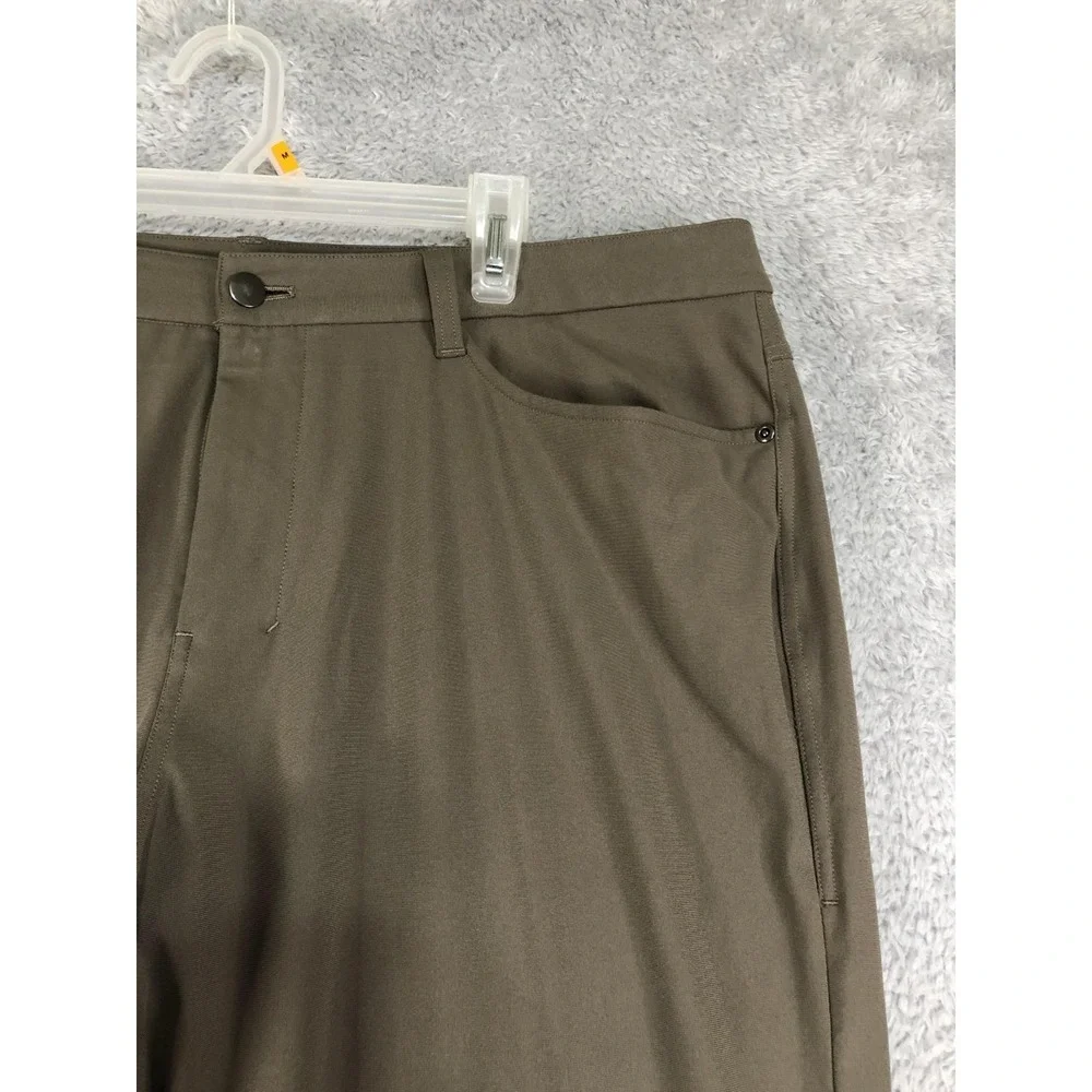 Lululemon ABC 5-Pocket Pants Men's Size 39x30 (Tag 38) Brown